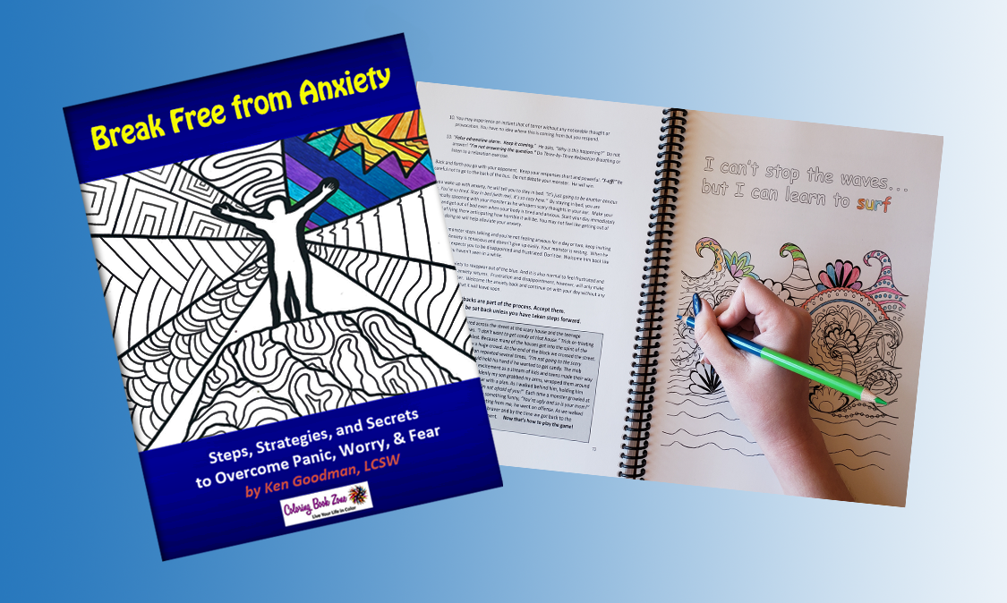 Anxiety Coloring Book Anxiety And Stress Relief Coloring Book: Stress-Relieving Coloring Pages For Adults, Art Therapy For Overcoming Anxiety And Depression [Book]